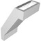 Ekena Millwork 5-in. W x 6-in. D x 10-in. H Burlington Architectural Grade PVC Knee Brace BRCP05X06X10BUR - alternate 4